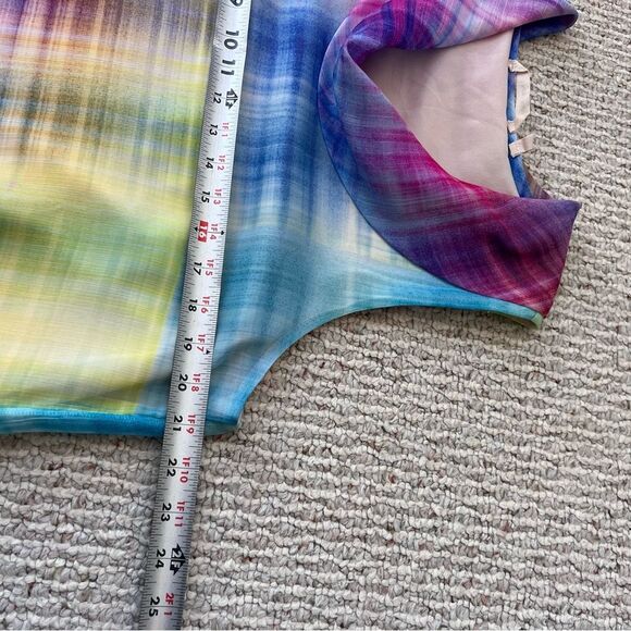 Soft Surroundings Carnevale Multi Plaid Maxi Dress - Picture 5 of 11